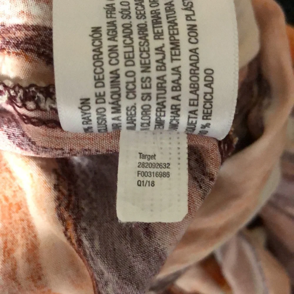 XHILARATION Romper Striped Cold Shoulder with Pom-Pom Trim & Pockets Sz S - Picture 12 of 16